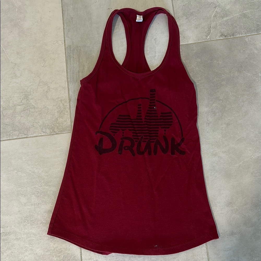 Women's Burgundy Tank Top